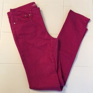 Kenneth Cole High Waisted Pink Skinny Jeans 28